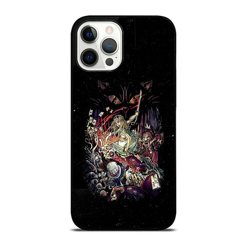 Black Zombie Alice In Wonderland iPhone 12 Pro Max Case