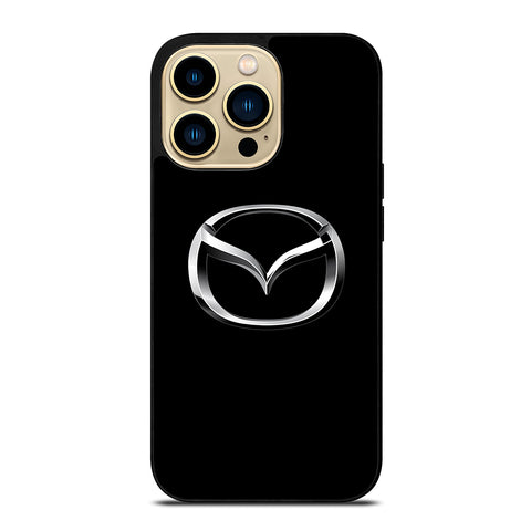 Black Mazda Logo iPhone 14 Pro Max Case