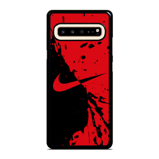 Black Red Nike Samsung Galaxy S10 5G Case
