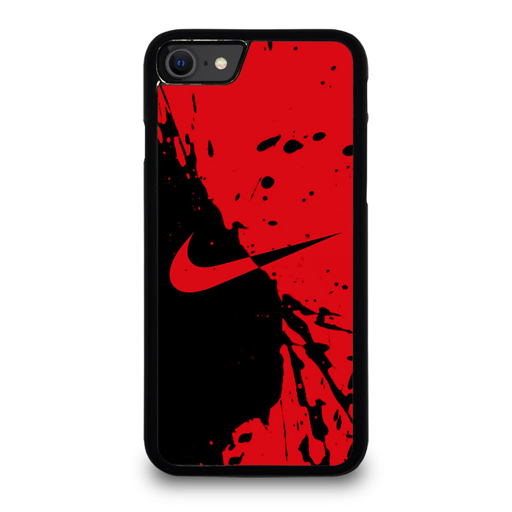 Black Red Nike iPhone SE 2020 Case