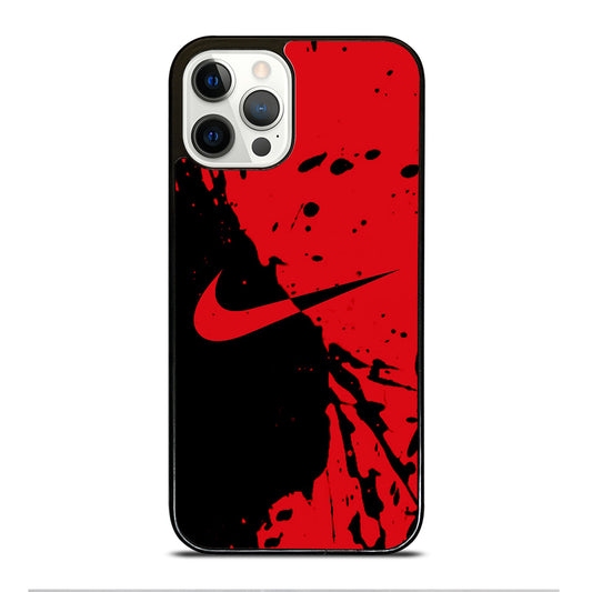 Black Red Nike iPhone 12 Pro Case