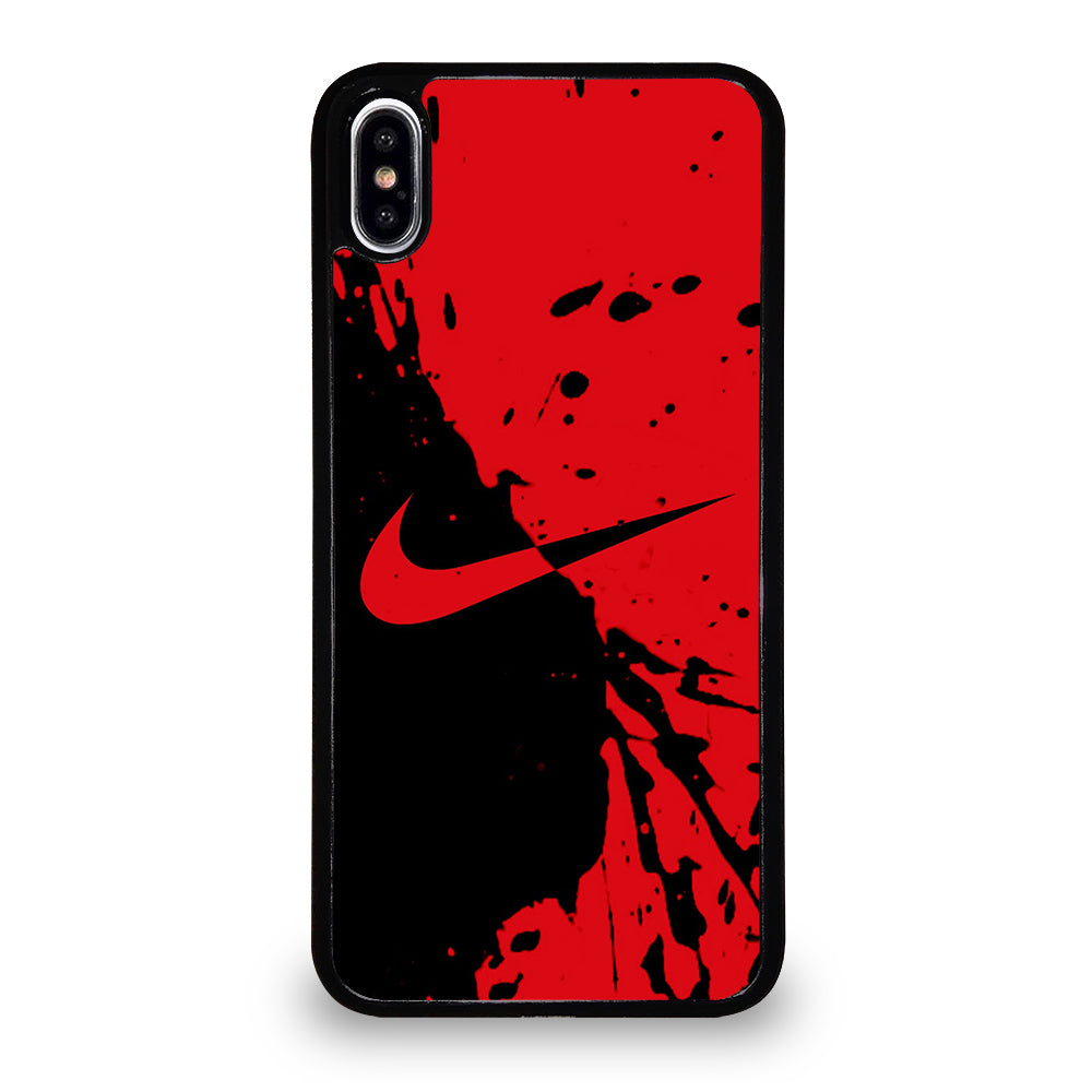 Black Red Nike iPhone XS Max Case
