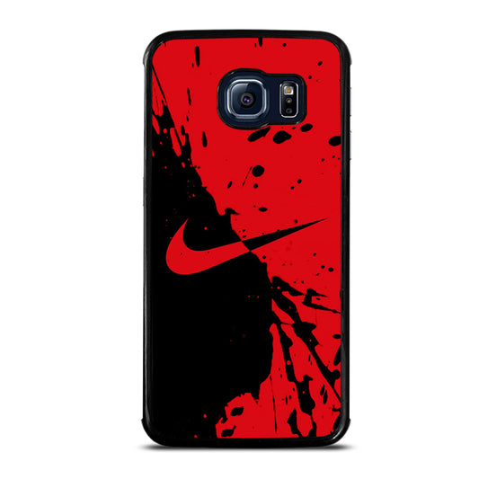 Black Red Nike Samsung Galaxy S6 Edge Case