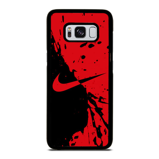 Black Red Nike Samsung Galaxy S8 Case