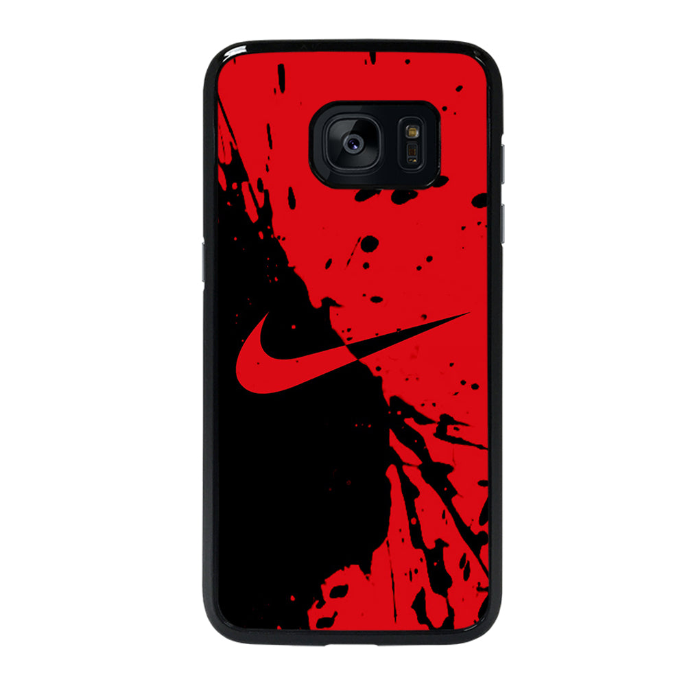 Black Red Nike Samsung Galaxy S7 Edge Case