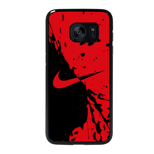 Black Red Nike Samsung Galaxy S7 Edge Case
