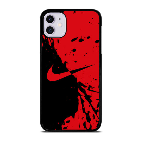 Black Red Nike iPhone 11 Case