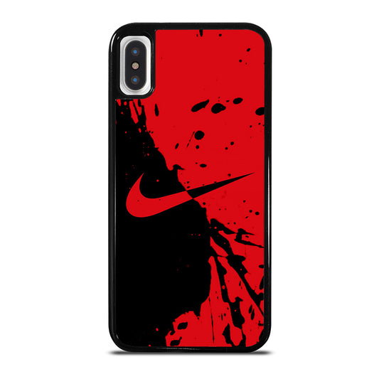 Black Red Nike iPhone X / XS Case