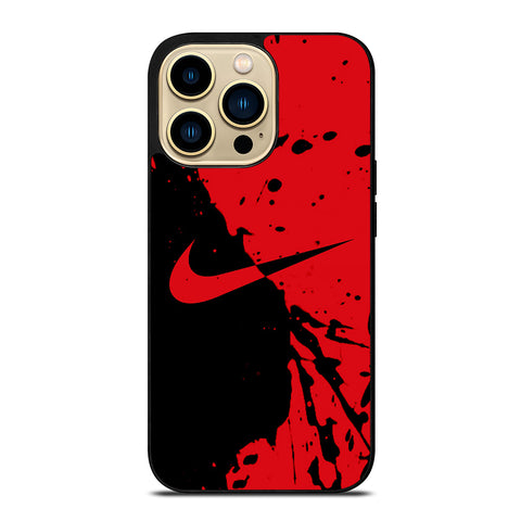 Black Red Nike iPhone 14 Pro Max Case