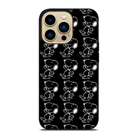 Black Snoopy Dog iPhone 14 Pro Max Case