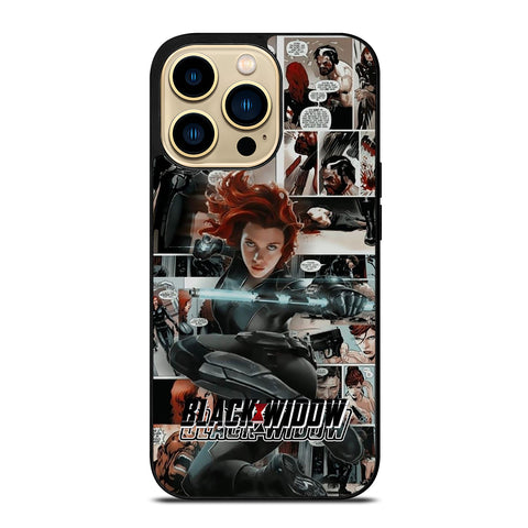 Black Widow Comic iPhone 14 Pro Max Case