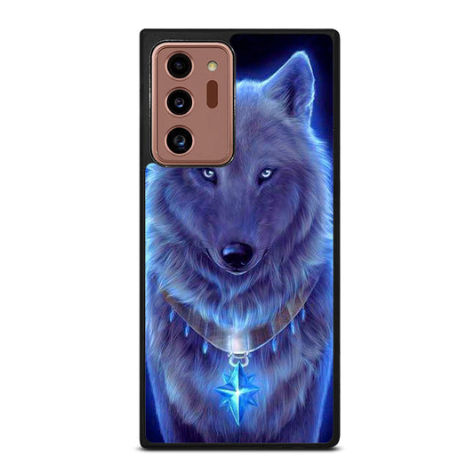 Blue Eye Gray Fantasy Wolf Samsung Galaxy Note 20 Ultra Case
