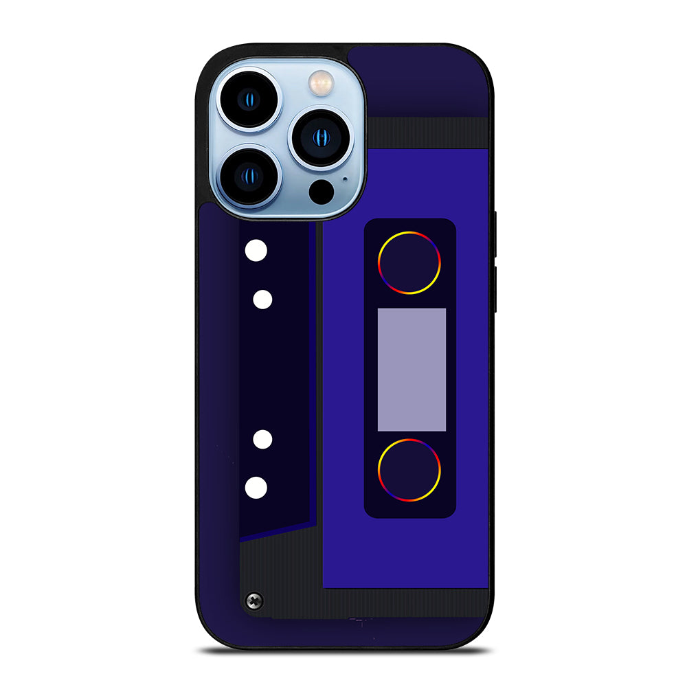 Blue Retro Cassette Tape iPhone 13 Pro Max Case