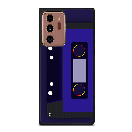 Blue Retro Cassette Tape Samsung Galaxy Note 20 Ultra Case
