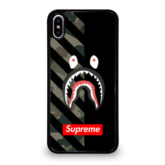 CAMO BAPE SHARK SUPR iPhone XS Max Case