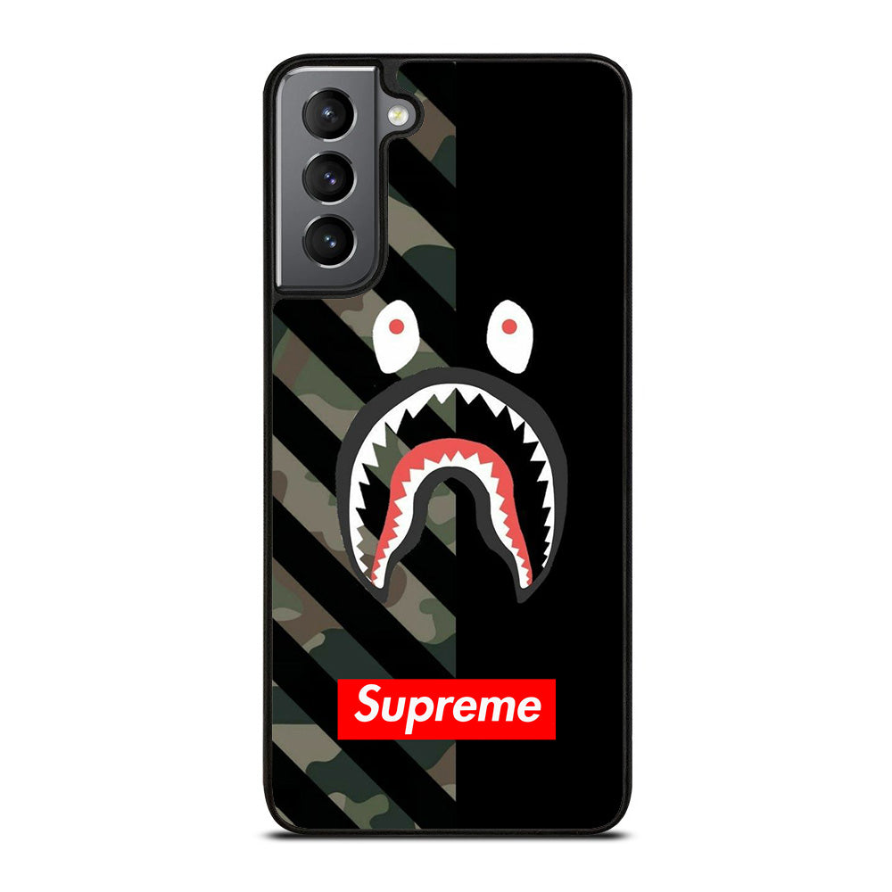 CAMO BAPE SHARK SUPR Samsung Galaxy S21 Plus 5G Case