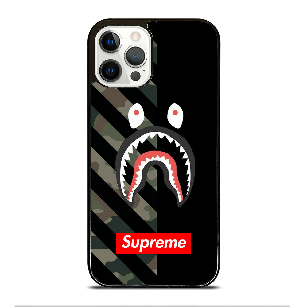 CAMO BAPE SHARK SUPR iPhone 12 Pro Case