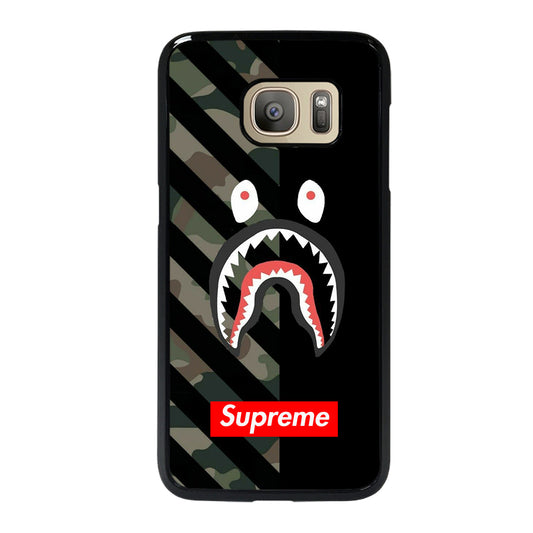 CAMO BAPE SHARK SUPR Samsung Galaxy S7 Case