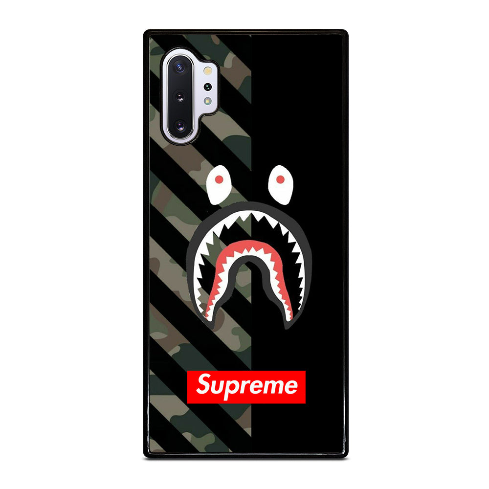 CAMO BAPE SHARK SUPR Samsung Galaxy Note 10 Plus Case