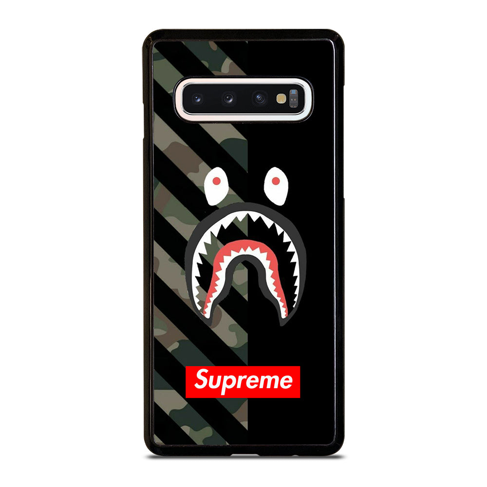 CAMO BAPE SHARK SUPR Samsung Galaxy S10 Case