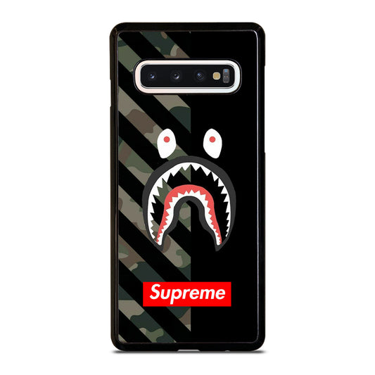 CAMO BAPE SHARK SUPR Samsung Galaxy S10 Case
