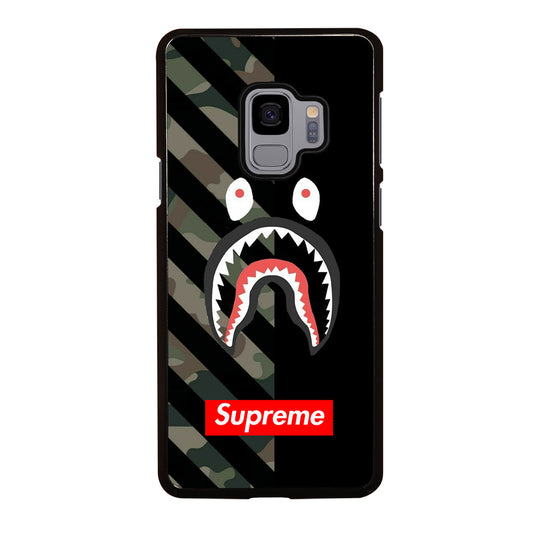CAMO BAPE SHARK SUPR Samsung Galaxy S9 Case