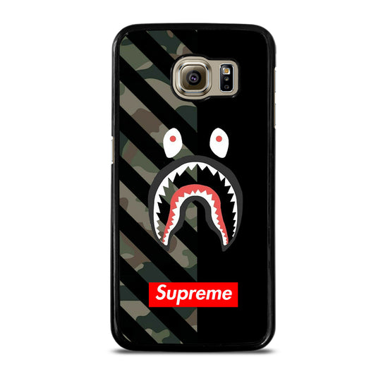 CAMO BAPE SHARK SUPR Samsung Galaxy S6 Case