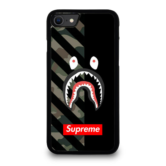 CAMO BAPE SHARK SUPR iPhone SE 2020 Case