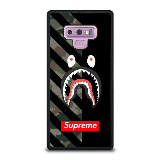 CAMO BAPE SHARK SUPR Samsung Galaxy Note 9 Case