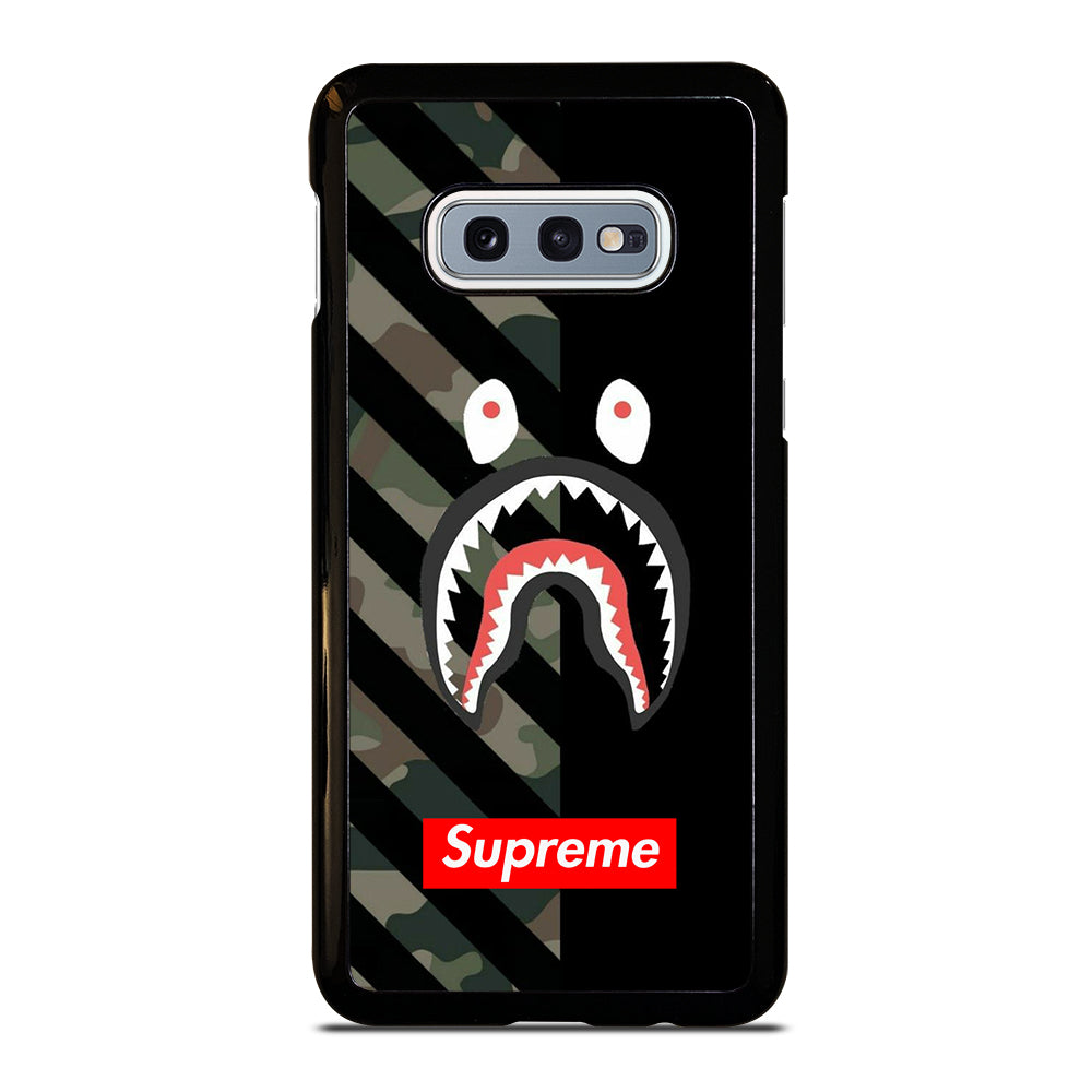 CAMO BAPE SHARK SUPR Samsung Galaxy S10e Case