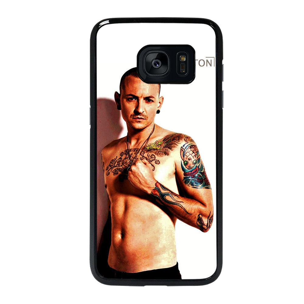 CHESTER BENNINGTON TATTOO Samsung Galaxy S7 Edge Case