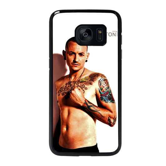 CHESTER BENNINGTON TATTOO Samsung Galaxy S7 Edge Case