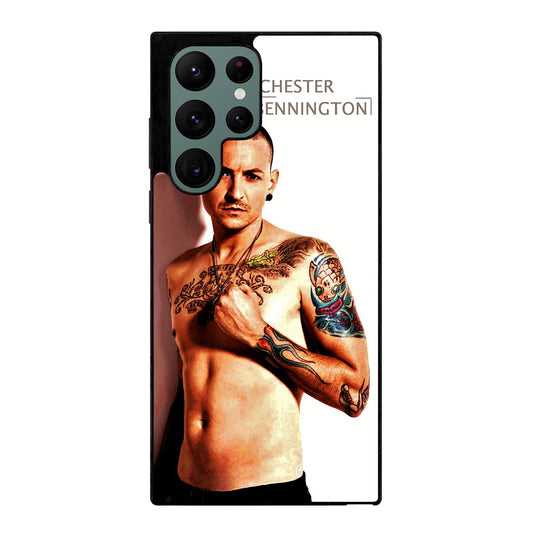 CHESTER BENNINGTON TATTOO Samsung Galaxy S22 Ultra 5G Case