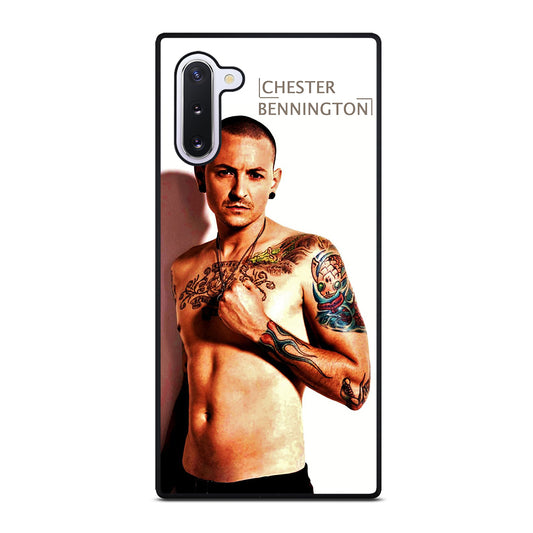 CHESTER BENNINGTON TATTOO Samsung Galaxy Note 10 Case
