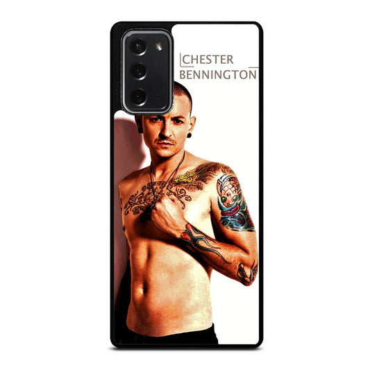 CHESTER BENNINGTON TATTOO Samsung Galaxy Note 20 Case