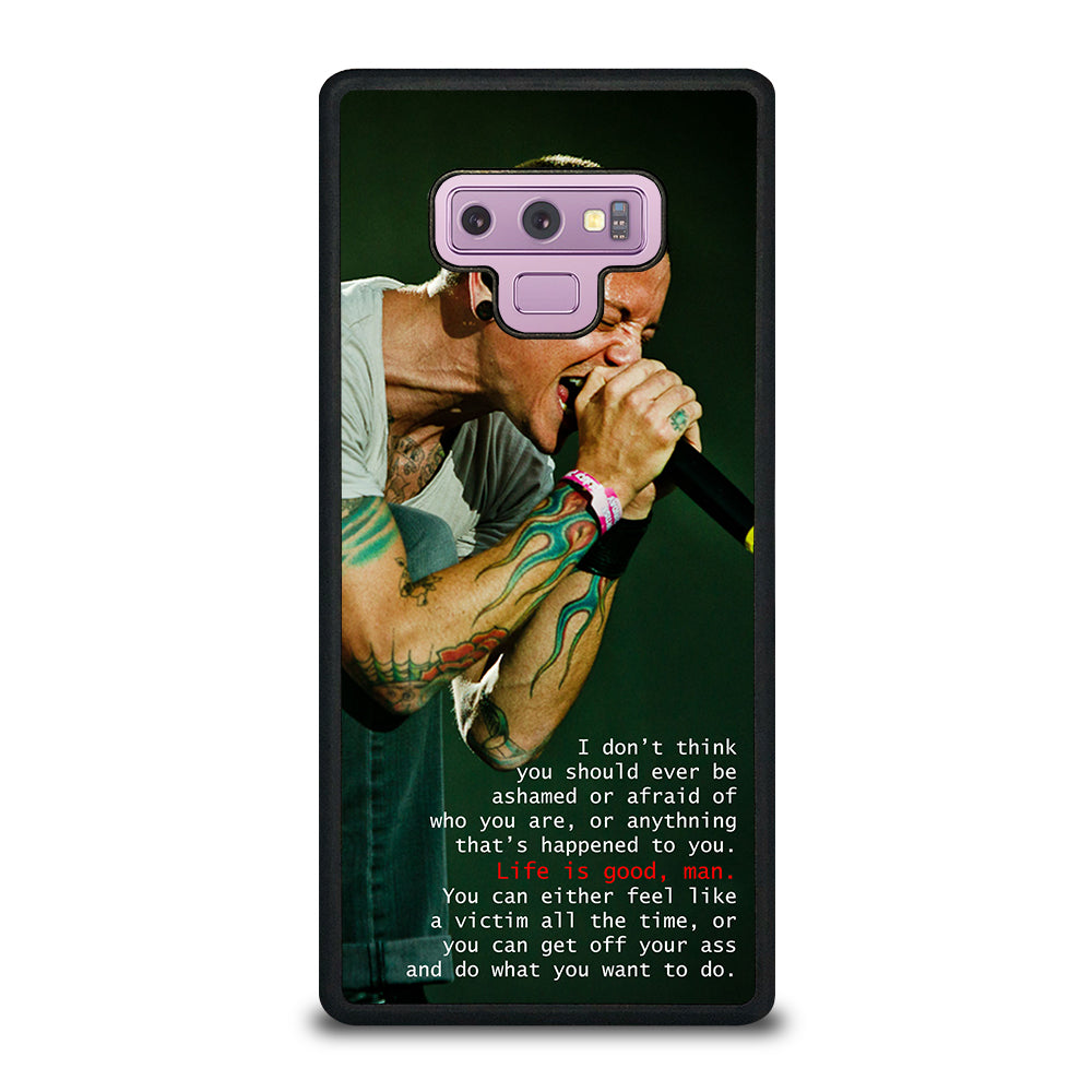 CHESTER BENNINGTON SCREEMS Samsung Galaxy Note 9 Case