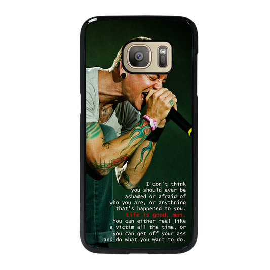 CHESTER BENNINGTON SCREEMS Samsung Galaxy S7 Case