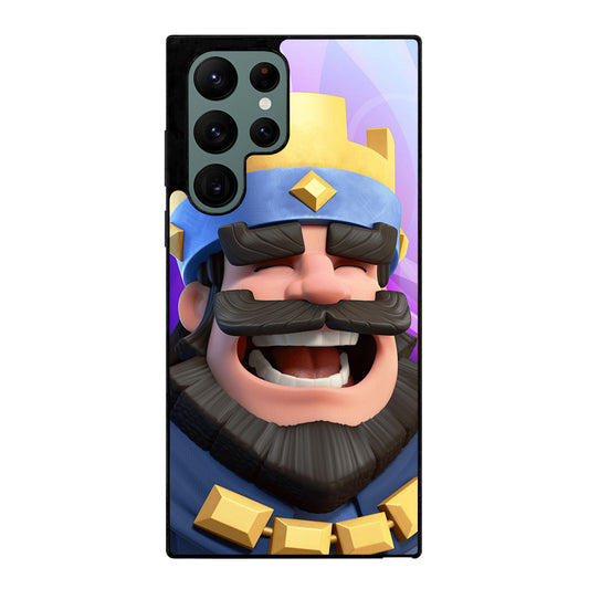 CLASH ROYAL KING SMILING Samsung Galaxy S22 Ultra 5G Case