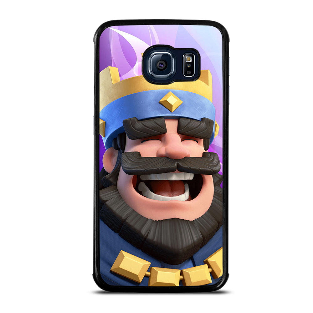 CLASH ROYAL KING SMILING Samsung Galaxy S6 Edge Case