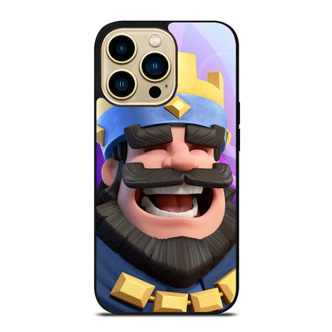 CLASH ROYAL KING SMILING iPhone 14 Pro Max Case