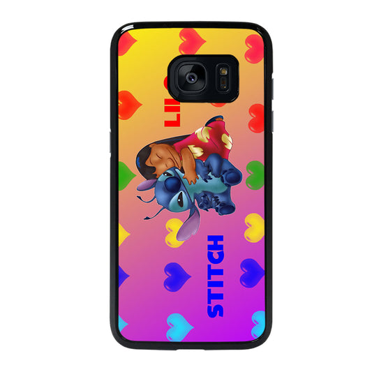 CUTE LILO AND STITCH Samsung Galaxy S7 Edge Case