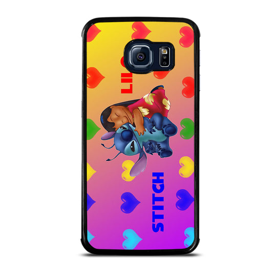 CUTE LILO AND STITCH Samsung Galaxy S6 Edge Case