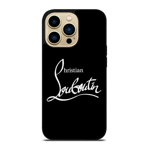 C LOUBOUTIN BLACK iPhone 14 Pro Max Case
