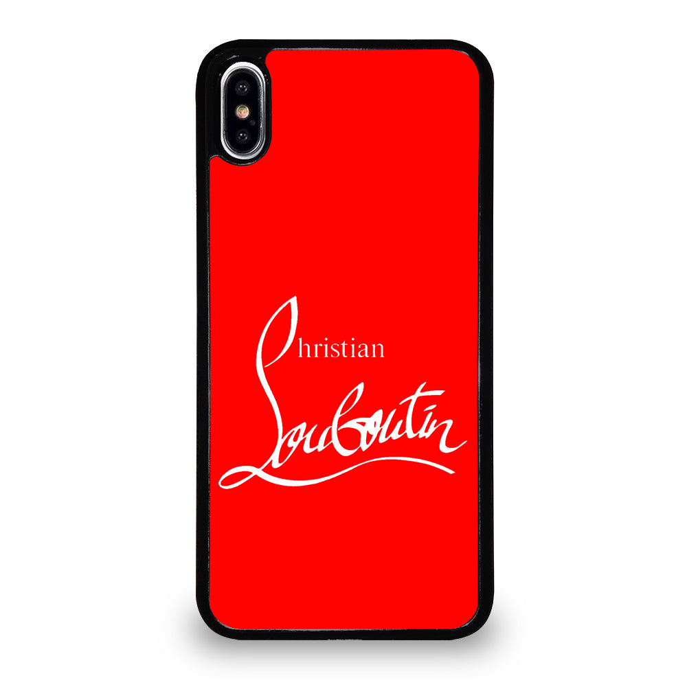 C LOUBOUTIN RED iPhone XS Max Case