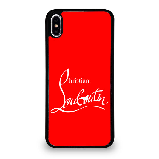 C LOUBOUTIN RED iPhone XS Max Case