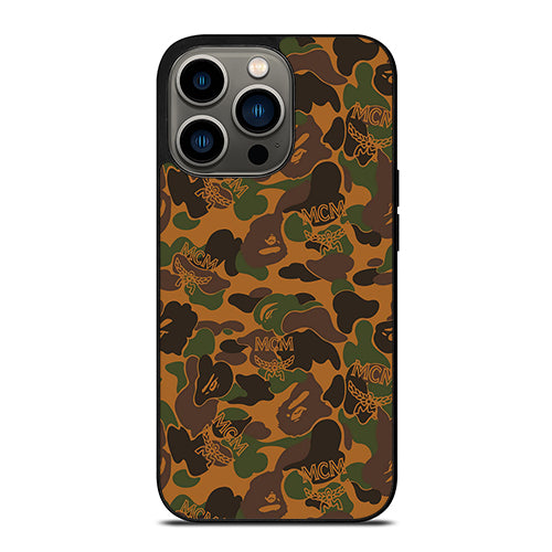 Camo MCM Worldwide iPhone 13 Pro Case