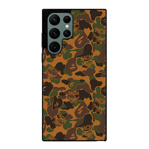 Camo MCM Worldwide Samsung Galaxy S22 Ultra 5G Case