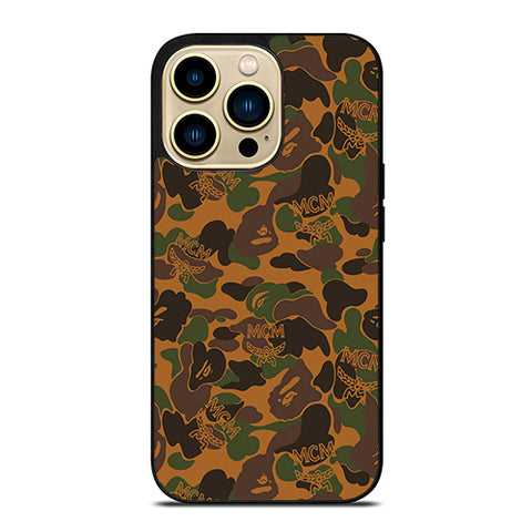 Camo MCM Worldwide iPhone 14 Pro Max Case