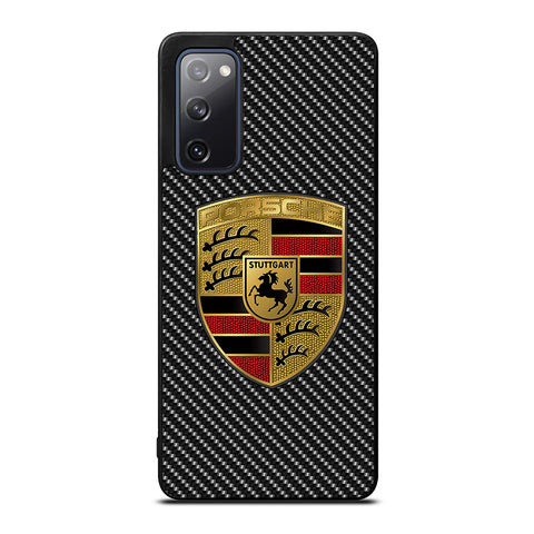 Carbon Porsche Logo Samsung Galaxy S20 FE 5G Case