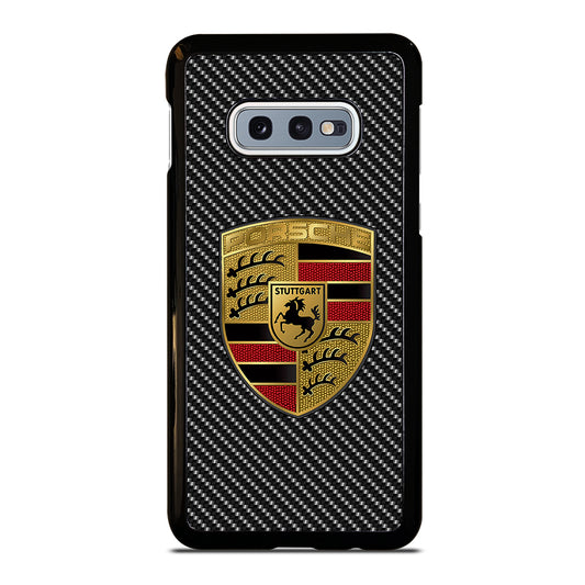 Carbon Porsche Logo Samsung Galaxy S10e Case